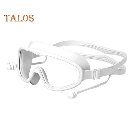 Adults Swim Goggles Anti-Fog Large Frame Pool Goggles High-Definition Wide View Swimming Glasses for Men Women
