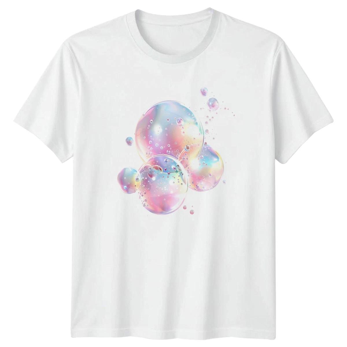Iridescent Bubbles T-Shirt Aquatic Nature 2026 Birthday Gift For Him And Her M