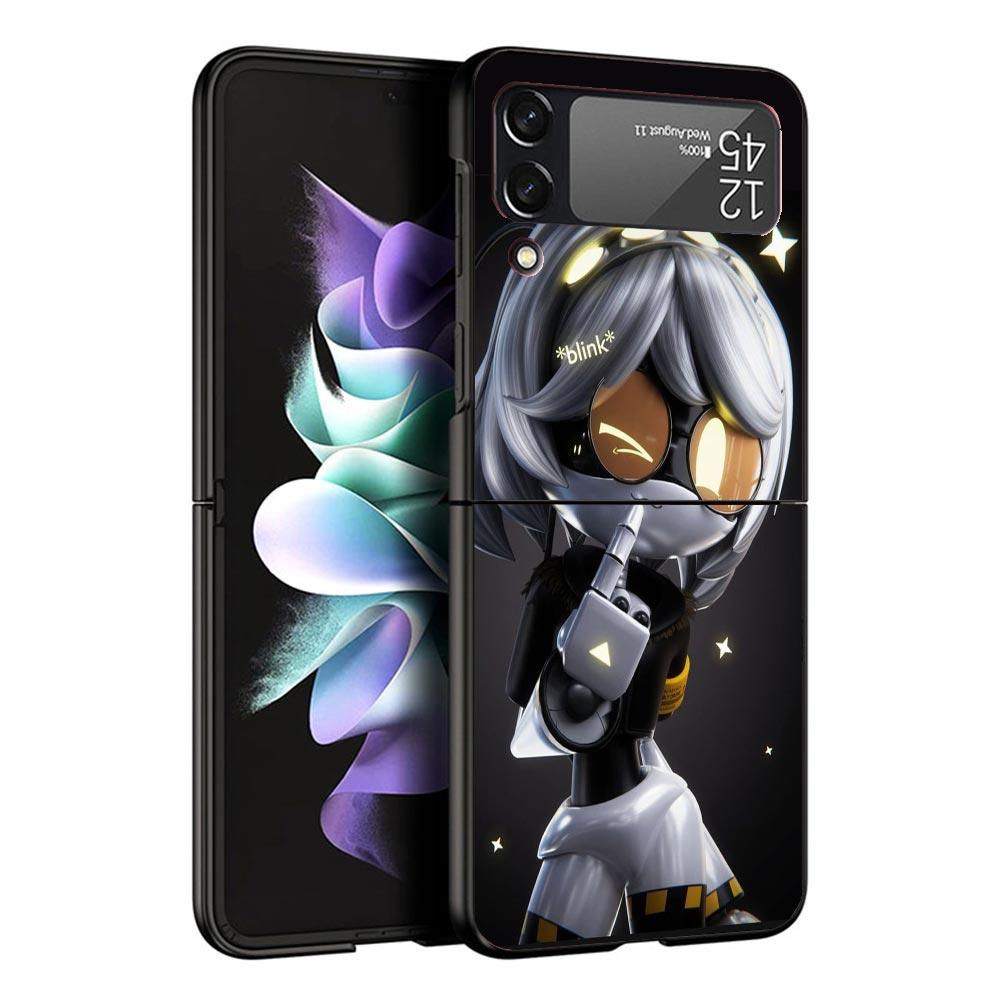 Game M-Murder D-Drones Black Phone Case For Samsung ZFlip7 ZFlip6 ZFlip5 ZFlip4 ZFlip3 5G Hard Protective Galaxy Z Flip 3 4 5 6