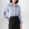 New Early Spring Chiffon Shirt for Women Professional Commuting Long Sleeves Versatile Inner Top High-end Temperament