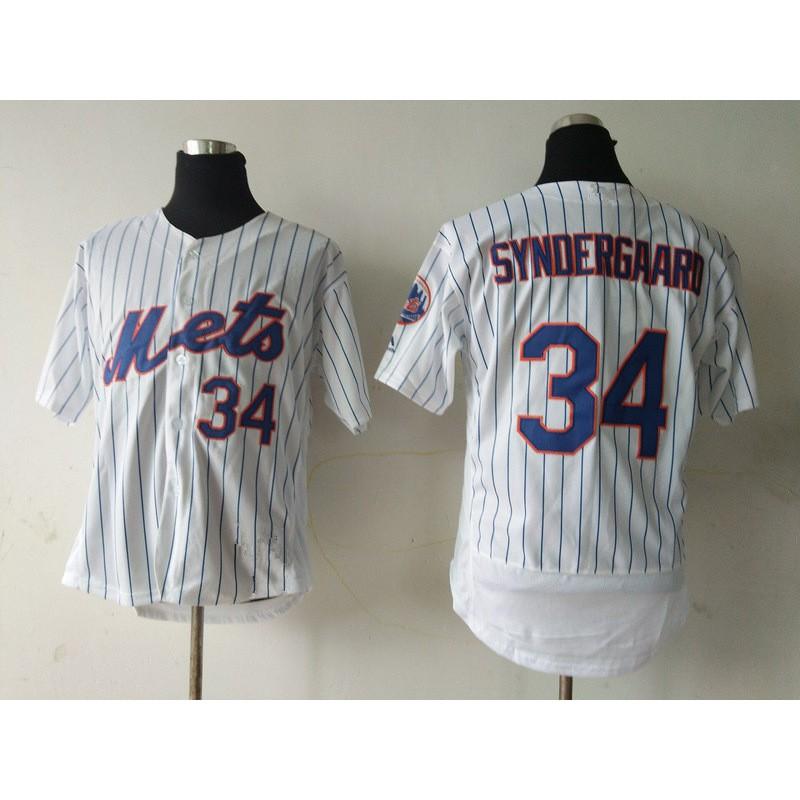 New York Mets Baseball Jersey Unisex Fan Edition Embroidered Team Uniform Top Sportswear