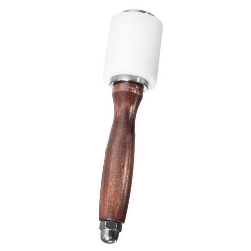 Leather Nylon Hammer Wood Handle Leather Carving Mallet Craft Tool