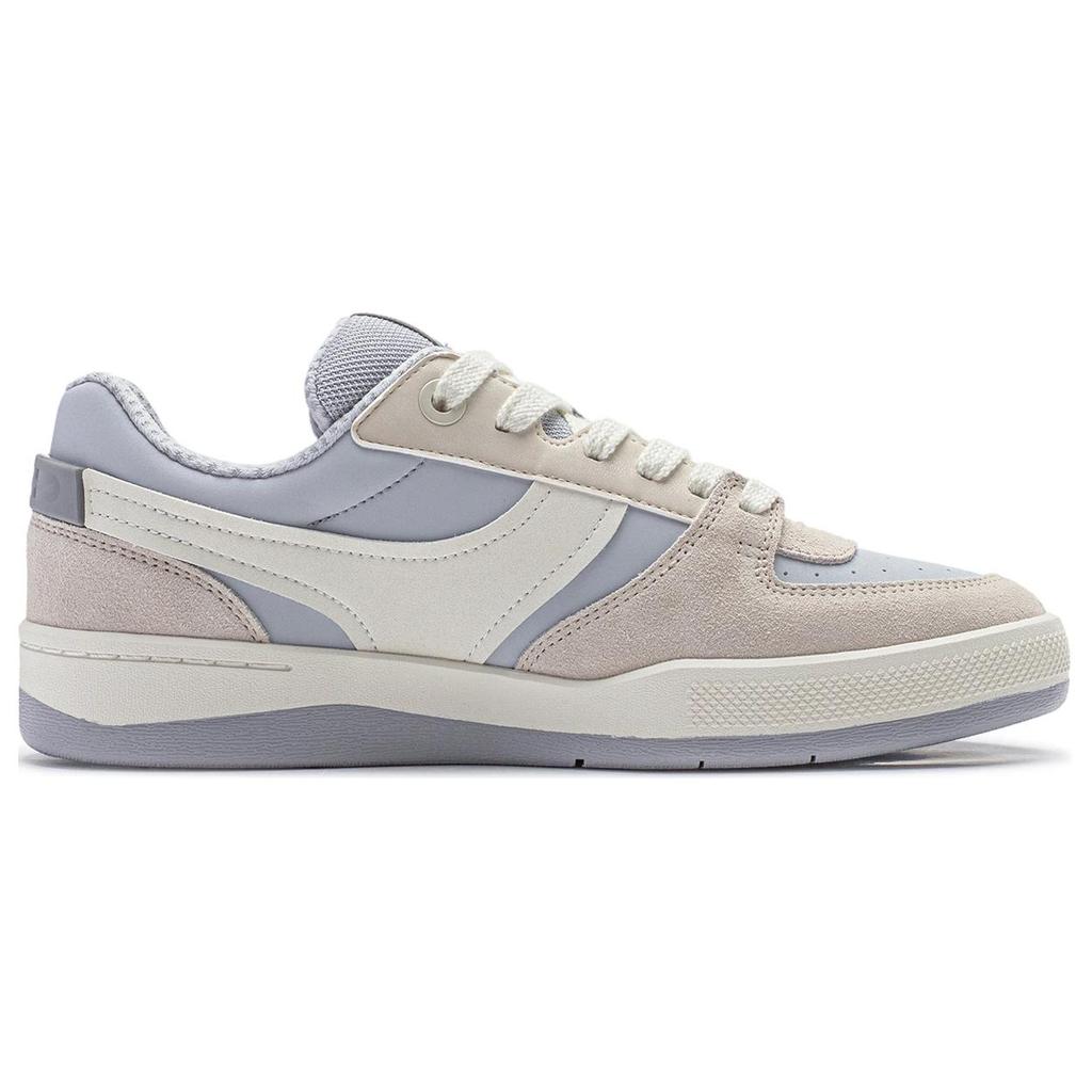 Li Ning Zhengrong 92S Slip Resistant Cushioning Slip Resistant Cushioning Low Top Skateboard Shoes Men's Blue Gray AEPU007-4