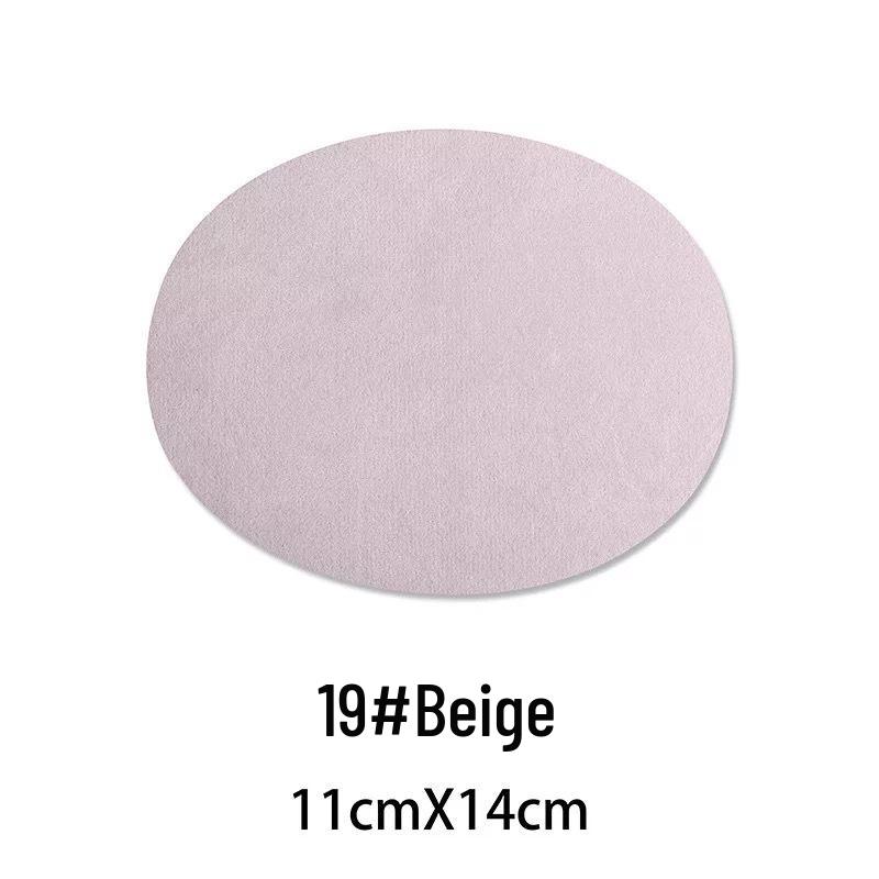 Suede Oval Iron-On Fabric Patch for Elbow and Knee Decoration