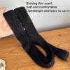 Fashion Niches Versatiles Scarf Minimalists Scarf Personality Accessory Scarf for Various Styles