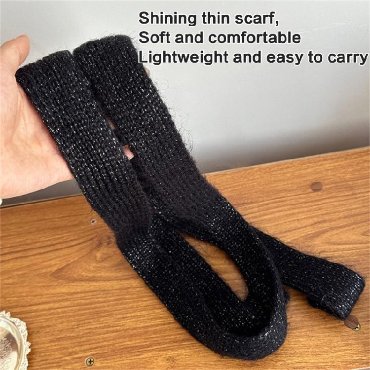 Fashion Niches Versatiles Scarf Minimalists Scarf Personality Accessory Scarf for Various Styles