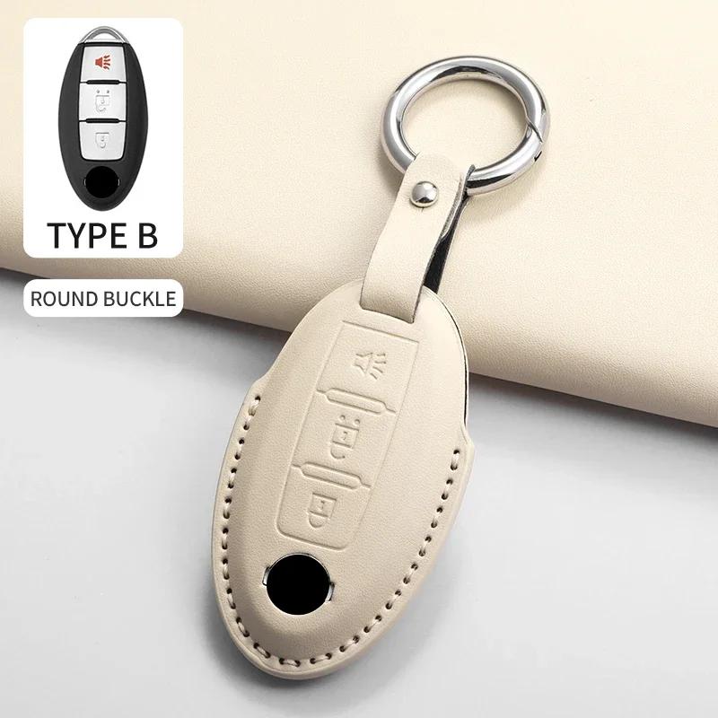 Autoschlüsselhülle Abdeckung Schale Fob für Nissan J11 J10 Versa Maxima Altima Rogue Sentra Murano Trail für Infiniti FX35 QX60 Autoschlüsselanhänger