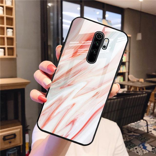 Protective Case For Xiaomi Redmi Note 8 Pro Case Tempered Glass Hard Funda For Xiaomi Redmi Note8 Pro Phone Cover Note 8pro Capa