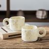 OLOEY Hand-Pinched Ink Splash Ceramic Mug