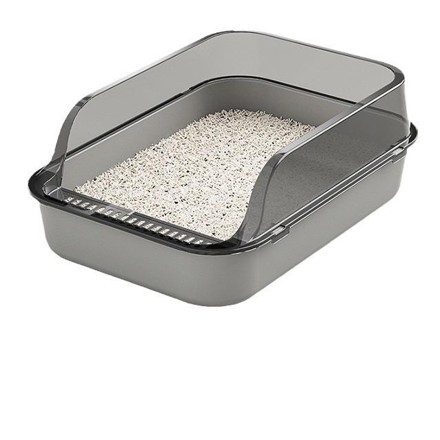 Extra Large High-Sided Cat Litter Box - Anti-Splash, Thickened Design