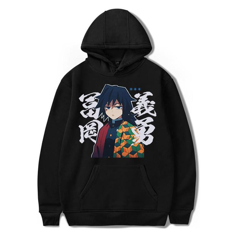 Demon Slayer Anime Hoodie Unisex Oversized Long Sleeve Sweatshirt Winter Casual Streetwear