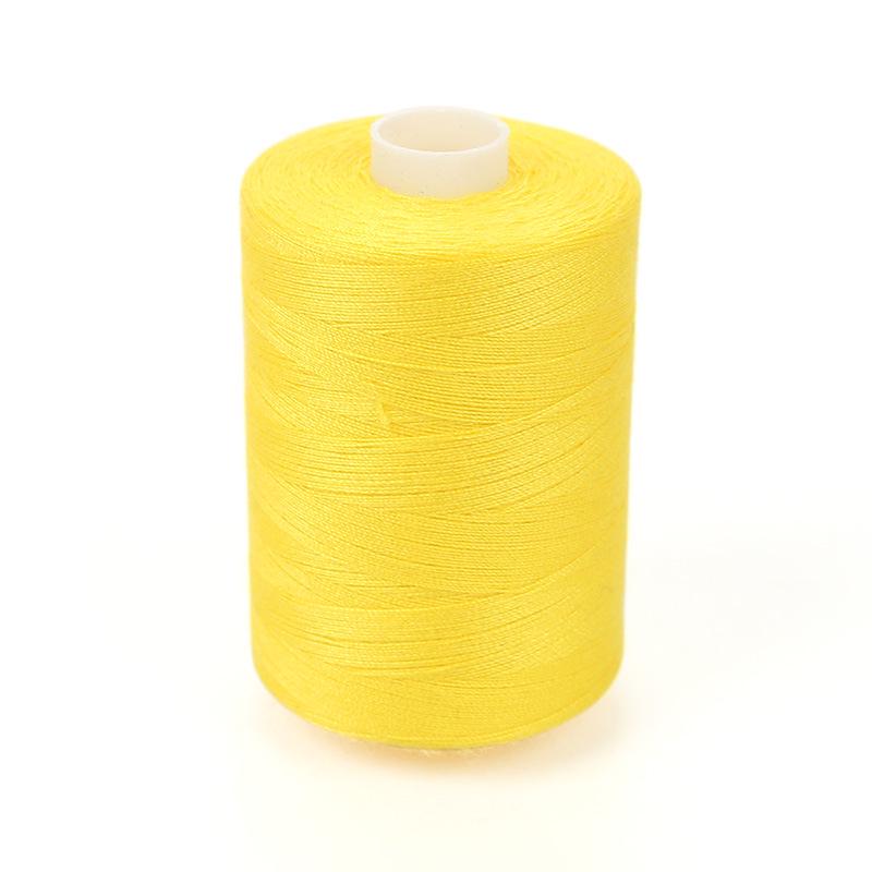 Hilo de Coser de Poliéster de Alta Velocidad 402 - 1000 Yardas, Colores Arcoíris, Ideal para Proyectos de Costura Casera y a Mano