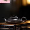 110ml Yixing Purple Clay Teapot Handmade Flying Saucer Pot Raw Ore Dahongpao Reducing Roasting Mud Maker Kettle Filter Zisha Tea