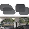 1-5PCS Car Window Sunshade Cover Sun UV Protection Auto Front Rear Black Window Curtain Side Glass Mesh Sunshades Accessories