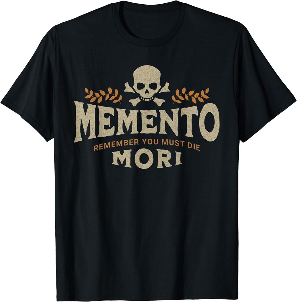 НОВАЯ ОГРАНИЧЕННАЯ Католическая Латинская Футболка Memento Mori Помни, что ты должен умереть Унисекс Футболка XL