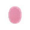 Cat Grooming Comb Dog Bath Brush Pet Grooming Shedding Soothing Massage Rubber Bristles Comb with Adjustable Ring Handle Tools