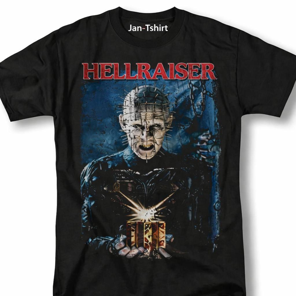 Hellraiser Pinhead 80s Horror Cult Movie, Vtg Retro Movie Poster Tee Unisex XL