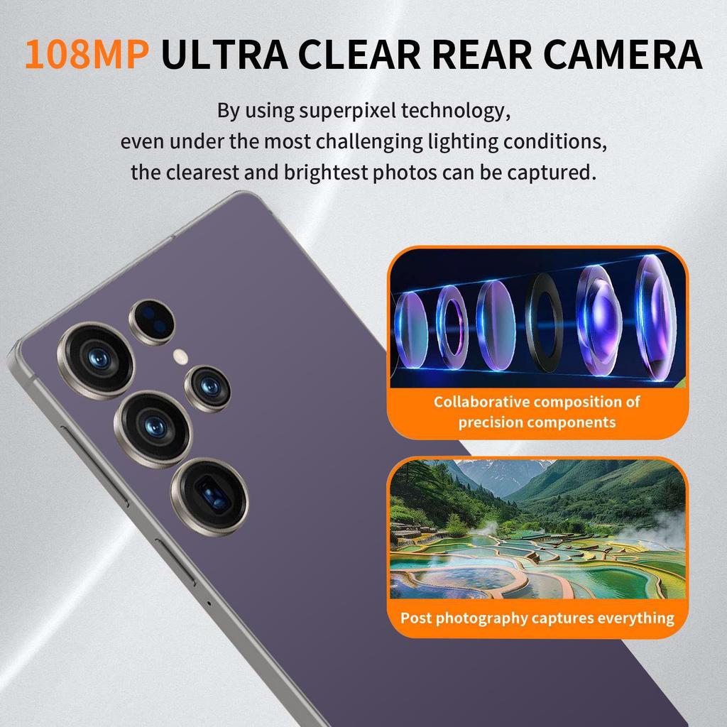 S25 Ultra Smartphone: 7.3-inch Display, Built-in Pen, 3+64GB, True 4G, Android 10.