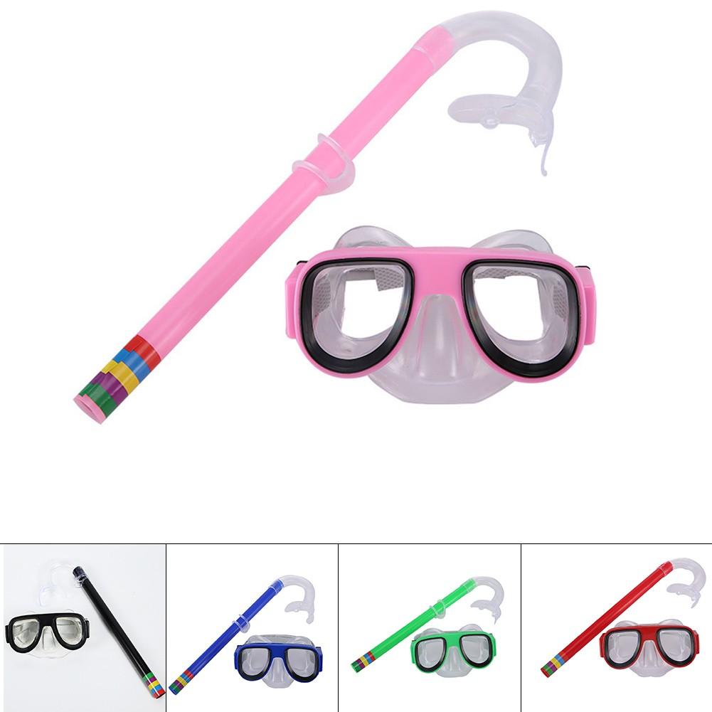 Kid Sized Diving Gear with Dry Tube Perfect for Snorkeling and Swimming
