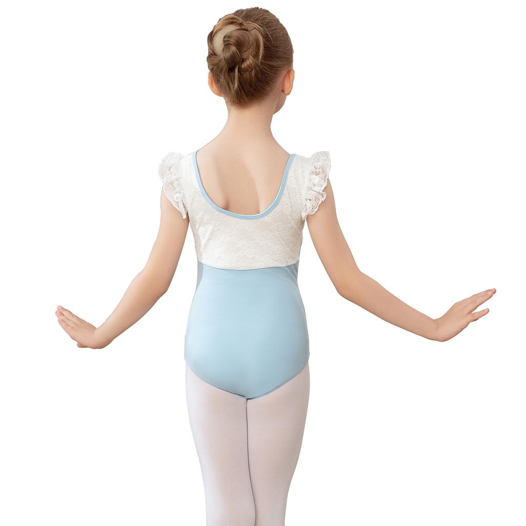 Ballett-Trikot für Mädchen Basic Kurzarm Kleinkind Tanzoutfit Baumwolle Gymnastik-Trikots Schultanz Alter 2-11 Jahre