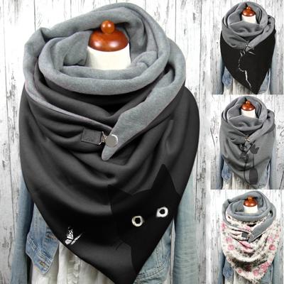Women Printing Scarf Fashion Multi-Purpose Shawl Scarf
