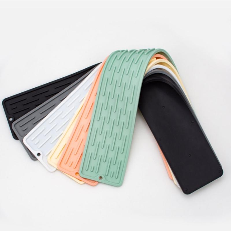 Heat Resistant Easy Cleaning Strips Silicone Pad Kitchen Accessory Ideal For Countertops Cabinet Shelf And Appliance