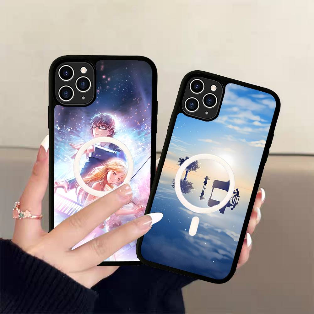 Your Lie In April For Magsafe Phone Case For IPhone 17 Air 16 15 14 13 12 11 Pro Max Plus Shockproof Cover