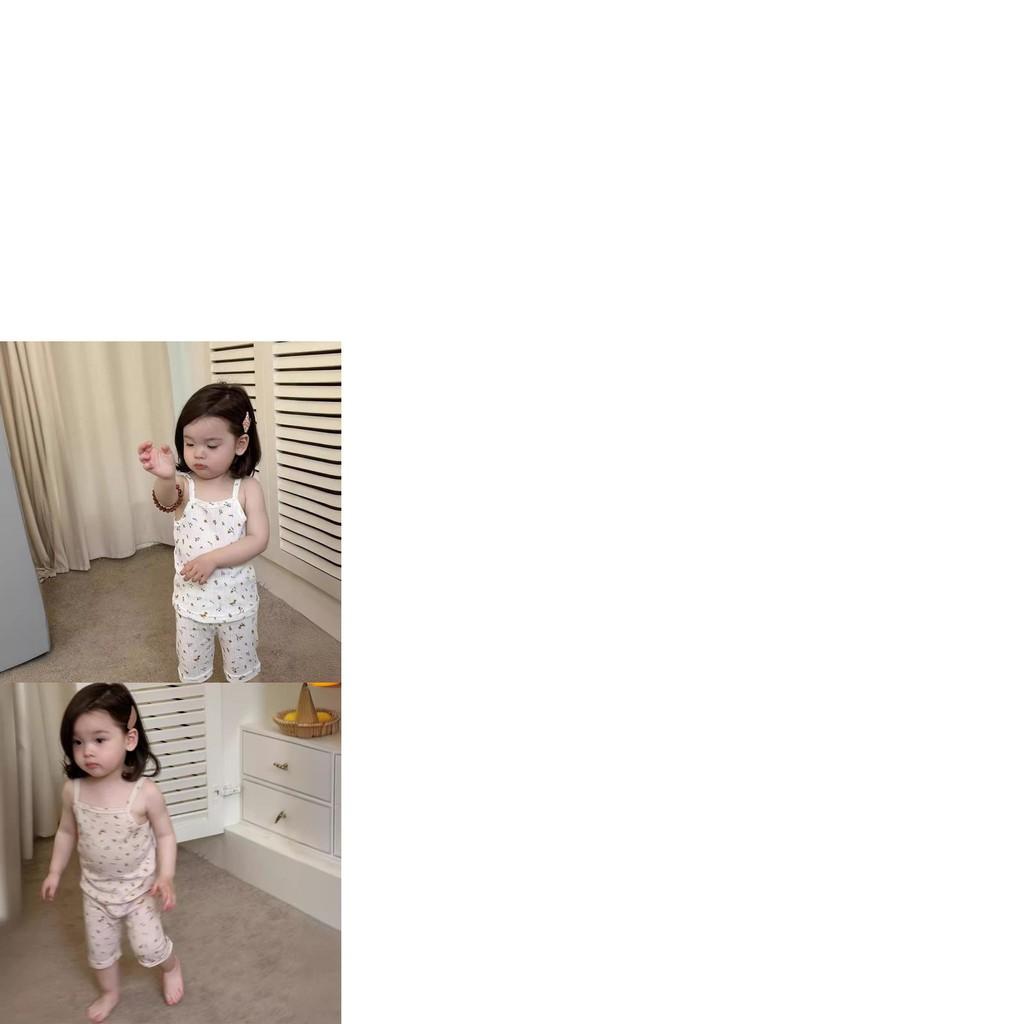 Adorable Summer Baby Dress Set Lightweight Sleeveless Floral Outfit For Girls