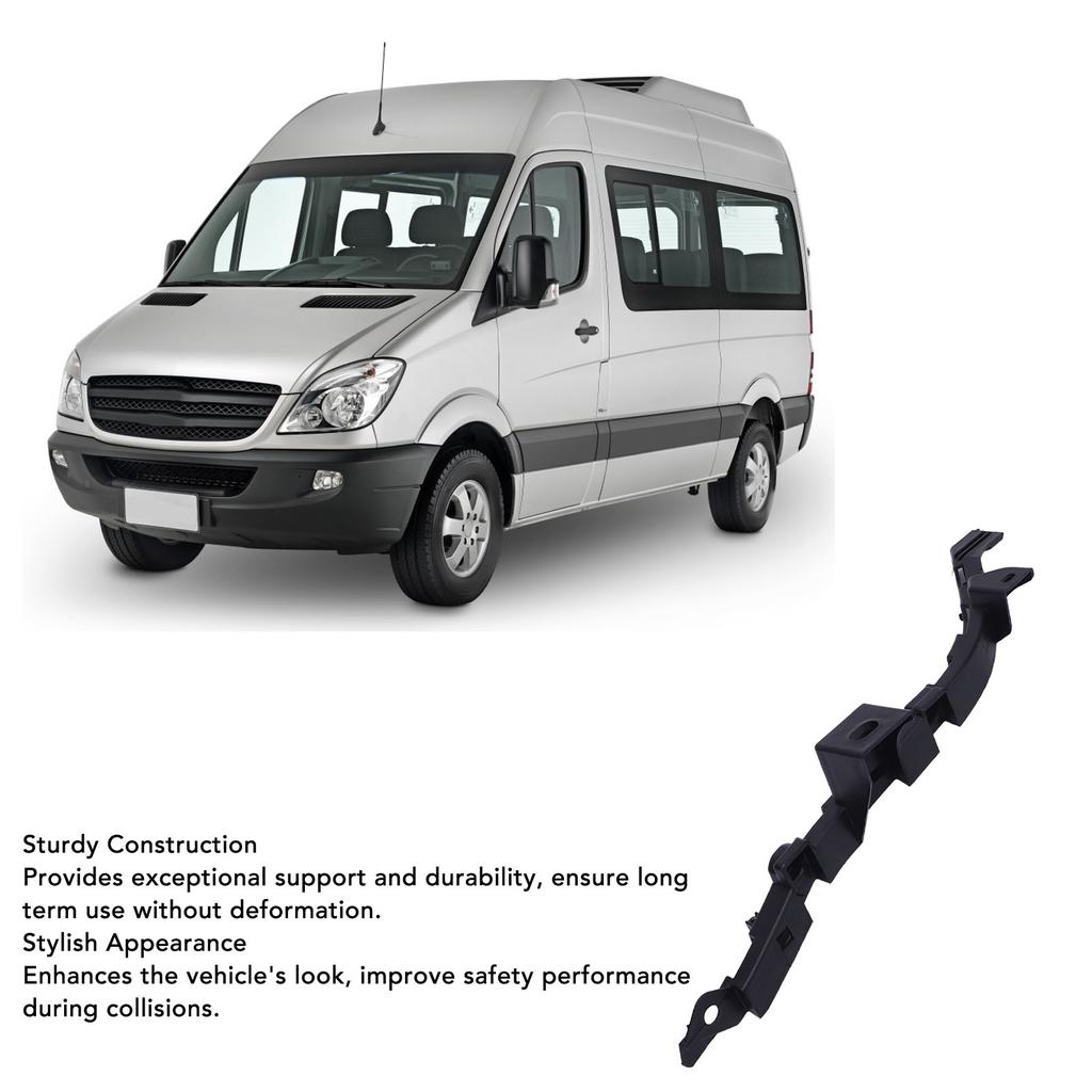 Front Bumper Bracket Easy Installation Front Bumper Support Bracket Stylish Look Deformation Proof for W906 2014-2018