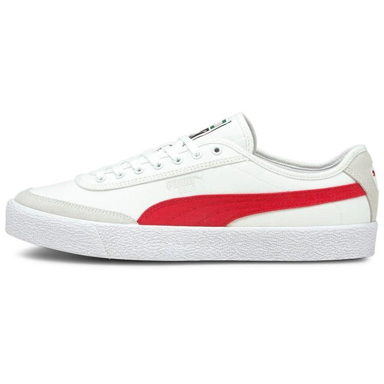 PUMA Oslo Vulc CVS Casual Shoes White/Red Men s 374978-04 EU 42