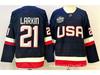 Maglia Hockey Team USA - Torneo delle Quattro Nazioni Retro, #87