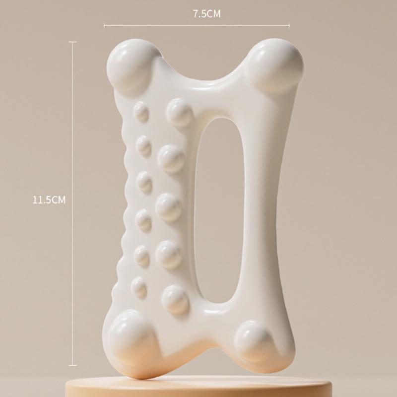 Portable Resin Gua Sha Massage Board Static-Free Full-Body Scraping Facial & Body Care Tool for Adults