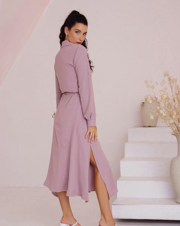 Shirt Dress with Side Slits ISSA Plus