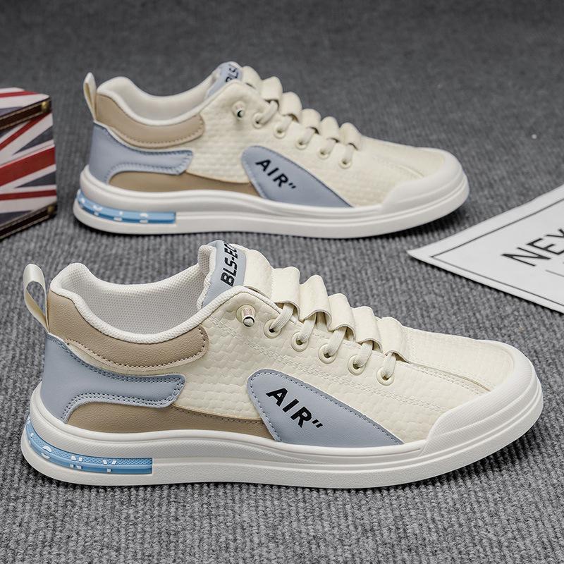 Autumn new street low-top lightweight board shoes, youth lace-up-free comfortable casual shoes