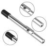 Silver Metal Flute Headjoint 23cm Professional Flute Head Joint Flute Part Suitable for Woodwind Musicians and Student