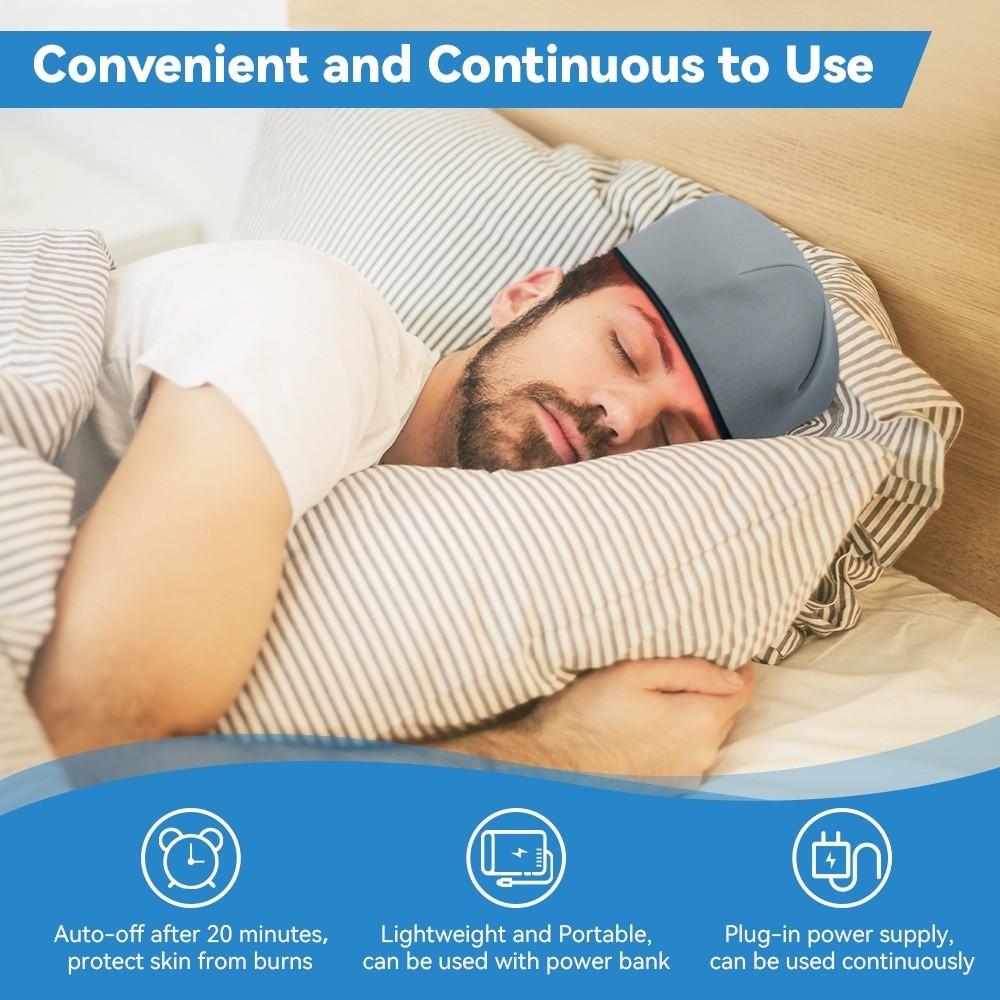 Led Infrared lamp Red Light Therapy Devices Hair Growth Cap Hair Loss Treatment Insomnia Head Pain Relief Heating Hat