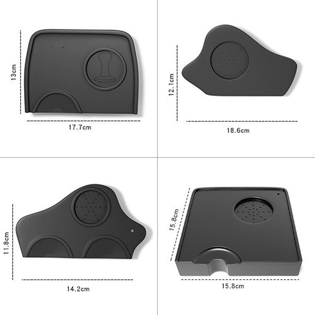 Coffee Espresso Flat Tamping Tamper Mat Dropped Mat Anti Skid Barista Tool
