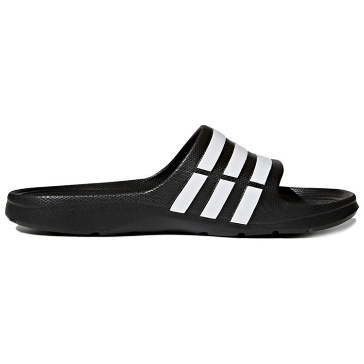 Adidas Duramo Slide Svart Unisex Sandaler Hvit G15890