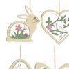 Easter Tree Decorations Wood Spring Tree Decor Easter Wooden Ornaments For Indoor Outdoor Home Farmhouse Porch Wall Window