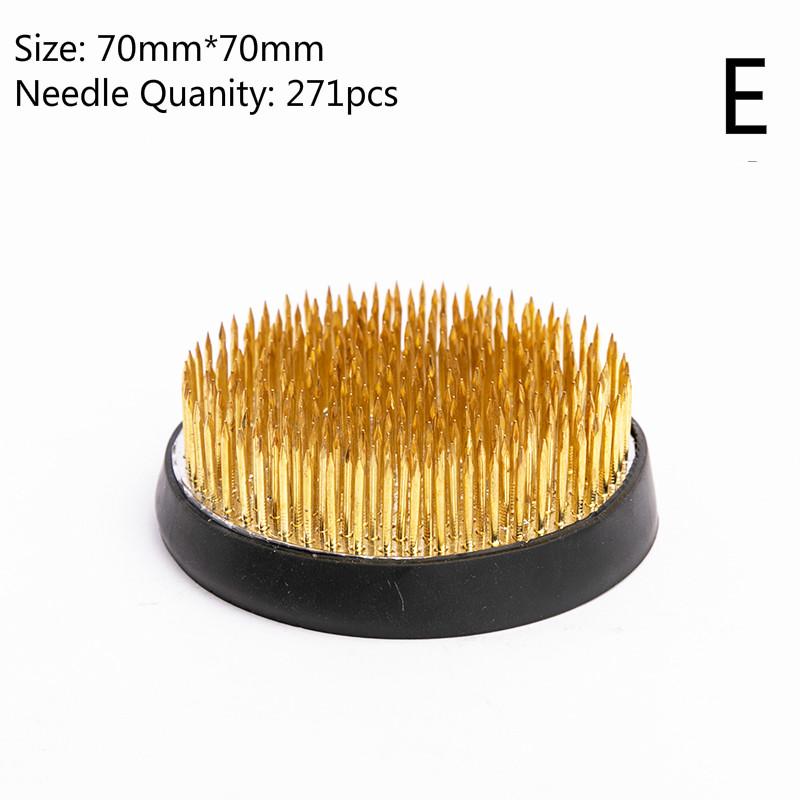 Multi-sizes Florist Floral Arrangement Copper Pin Frog Prong Brass Needle Fixed Tools Japanese Ikebana Kenzan Garden Bonsai Base