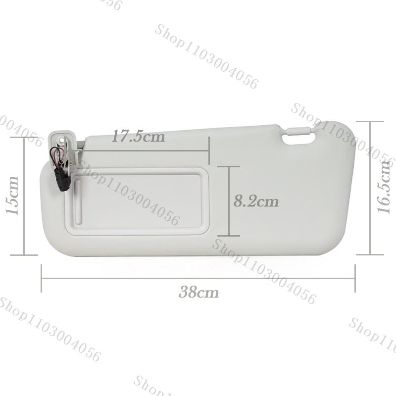 Sun Visor With Light For Mazda 3 2010 2011 2012 2013 2014 2015 Interior Roof Sunvisor BBM2-69-320C-75 BBM3-69-320C-75
