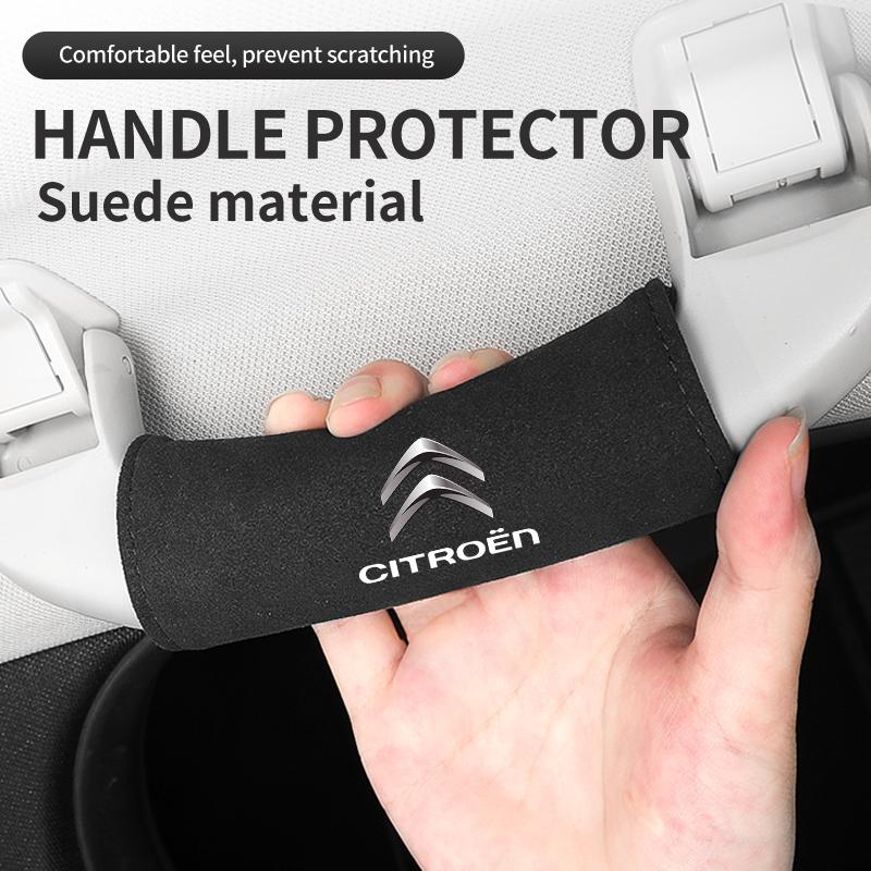 Auto Innen Dachgriff Abdeckung Wildleder Dachhaltegriff Griff für Citroen C3 C4 C5 C1 C2 Berlingo Celysee Xsara Picasso Zubehör