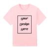Streetwear Customized Pattern Print T-Shirt Harajuku Casual O Neck Short Sleeves Men Women Cotton T-Shirt