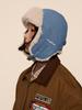 Flugpilot Kälteschutzmütze mit Ohren Kälte Wärme Kälte Flug Russischer Winter Klettern Blau [Clakllie] Mütze, Mütze, Denim, Hut, Klappen, Bestickt,
