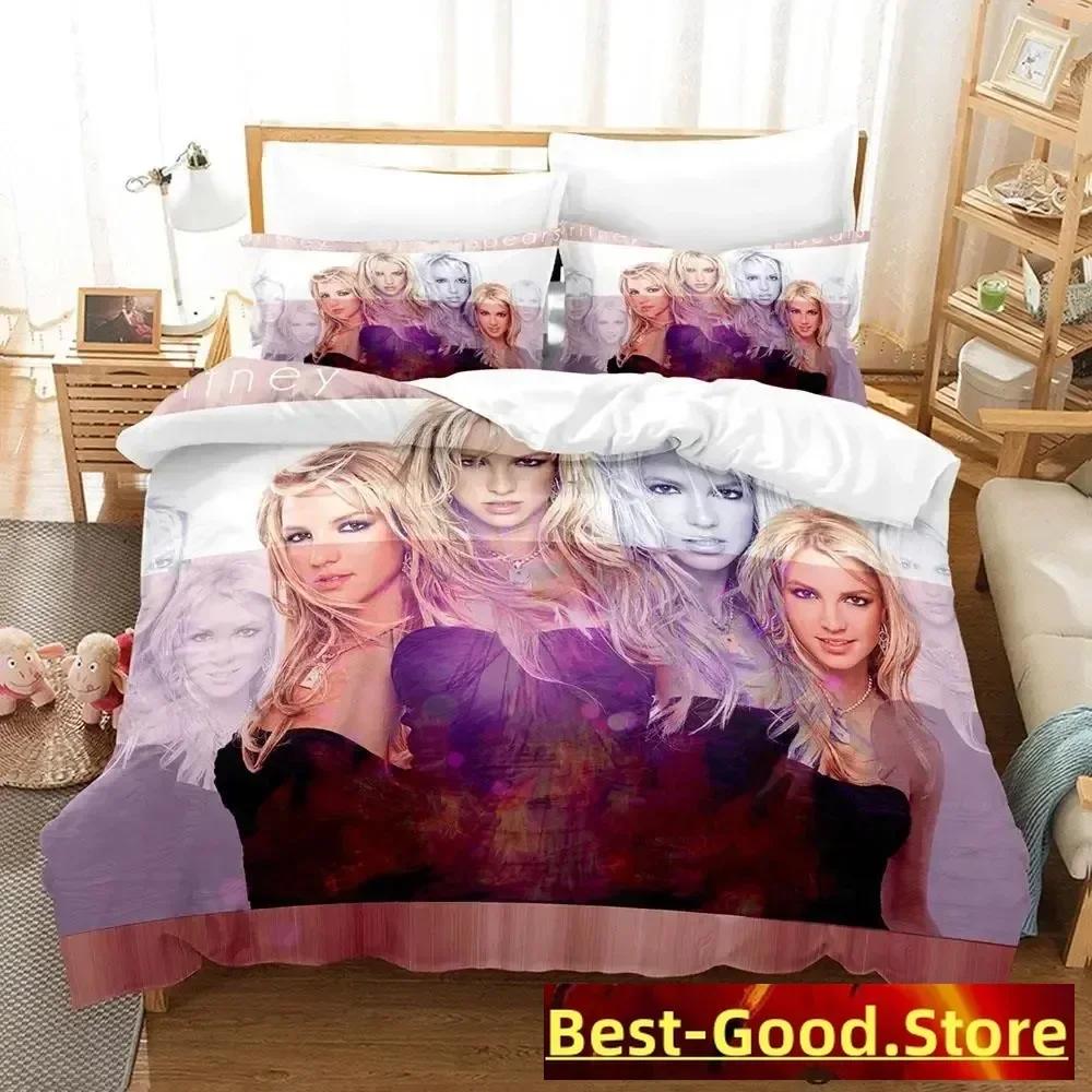

Sexy Britney Spears Bedding Set Cartoon Anime three-piece set Adult Kid Bedroom Duvetcover Sets 3D Kawaii Girls bedding 2023 135x200cm