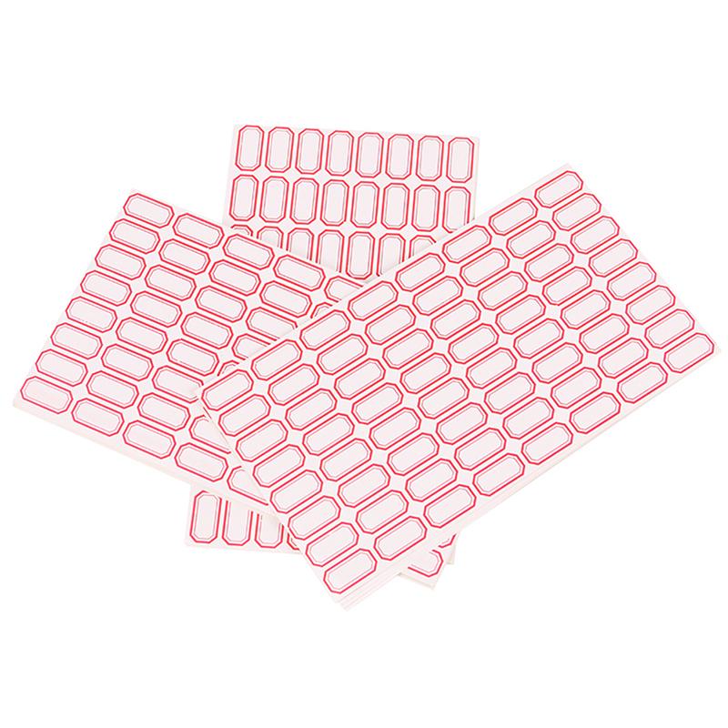 10Sheets/Pack Label Paper Self-Adhesive Stickers Name Note Price Tag Bar Sticker