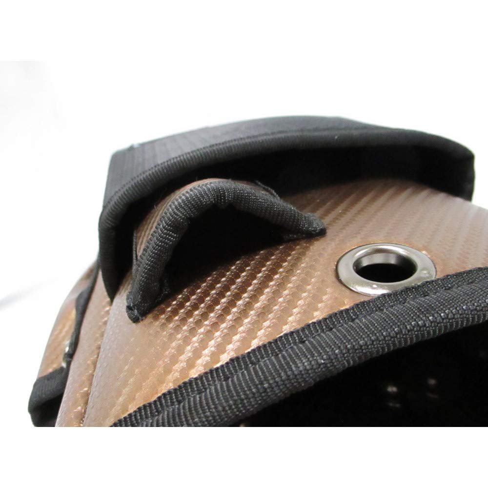 Kozuchi Worktime Waist Two-Tier Pouch, Brown, WT-11BR [Used]