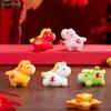 2026 Year of the Horse Lucky Figurine–Chinese New Year Decor Mini Statues with Fortune Symbols (Cute Animal Ornaments)