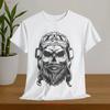 Bearded Aviator Skull T Shirt Pilot With Goggles Helmet Vintage Dark Art Biker Gothic Beard Vintage Graphic Unisex Homme