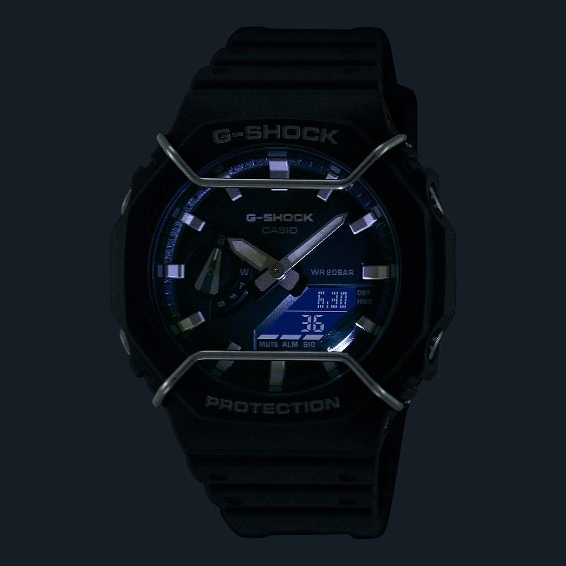 Casio G-SHOCK Men's Resin 200M Water Resistant Analog Shock Resistant Quartz Watch GA-2100PTS-8A